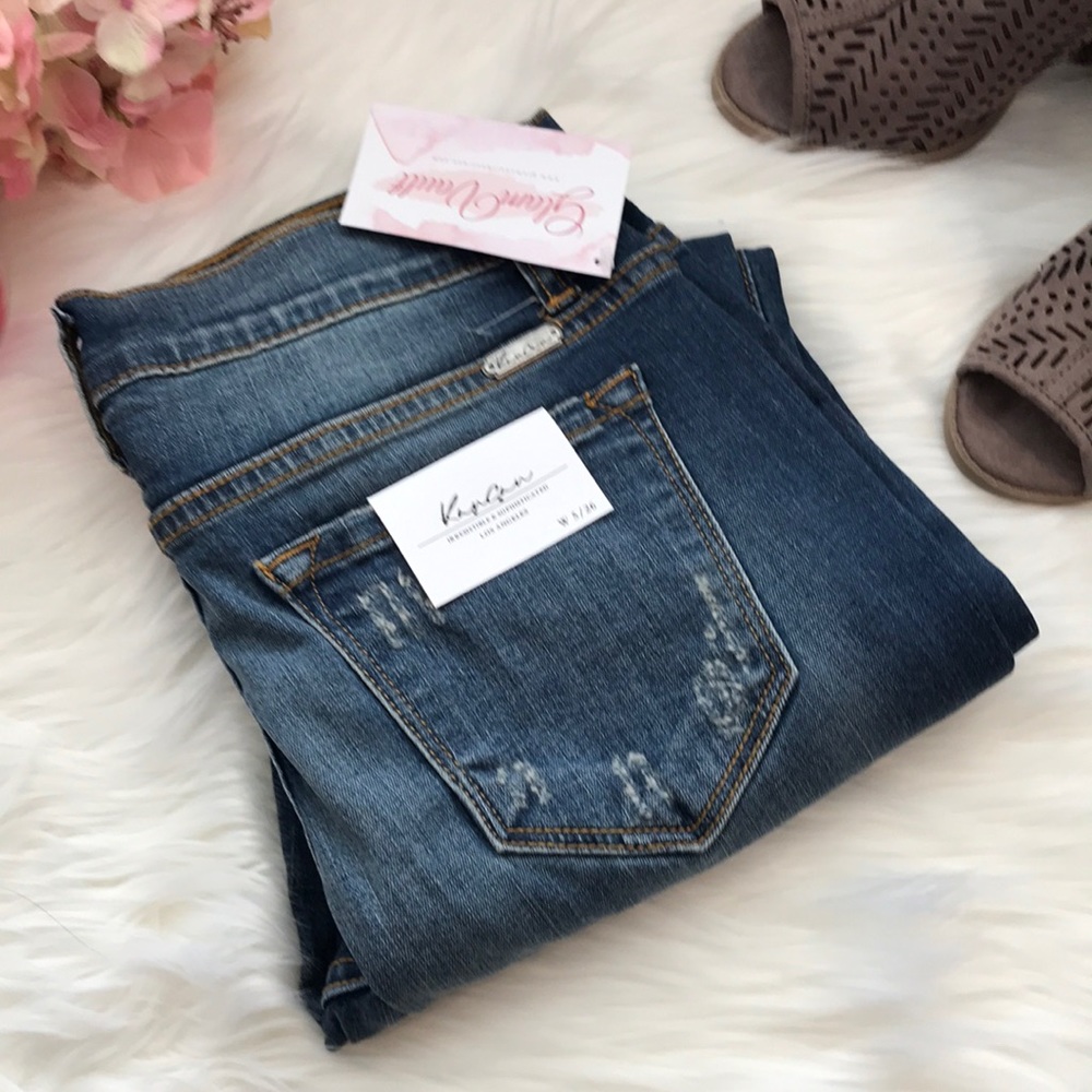 🔥LAST ONE‼️ Distressed Split-Ankle Jeans 👖 - Picture 3 of 7